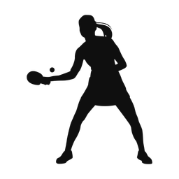 Table tennis silhouette, Classic style
