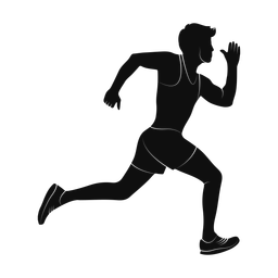 Running silhouette, Promax style