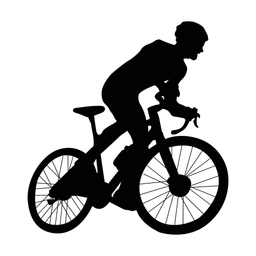 Cycling silhouette, Classic style