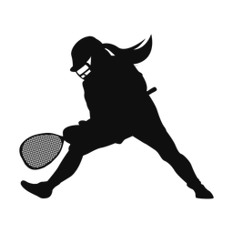 Lacrosse goalie silhouette, Classic style