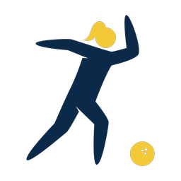 Bowling 2 colored clipart, Strike style