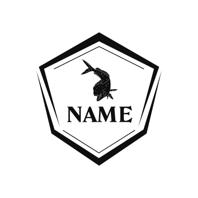 Mahi Mahi Classic Name Logo – Design 11