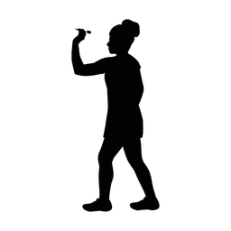Darts silhouette, Classic style