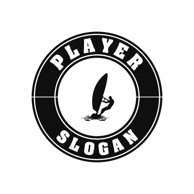 Windsurfing Classic Name Logo – Design 3