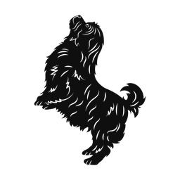 Shih tzu silhouette, Promax style
