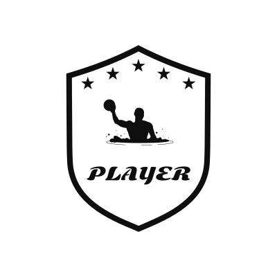 Water Polo Classic Name Logo – Design 5