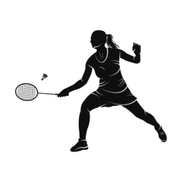 Badminton silhouette, Promax style