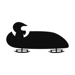 Bobsled silhouette, Classic style