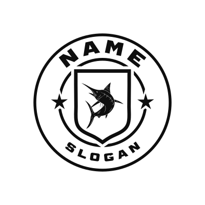 Marlin Classic Name Logo – Design 14