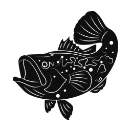 Grouper silhouette, Promax style