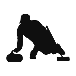 Curling silhouette, Classic style