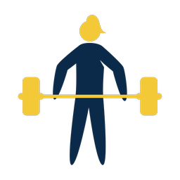 Powerlifting 2 colored clipart, Strike style