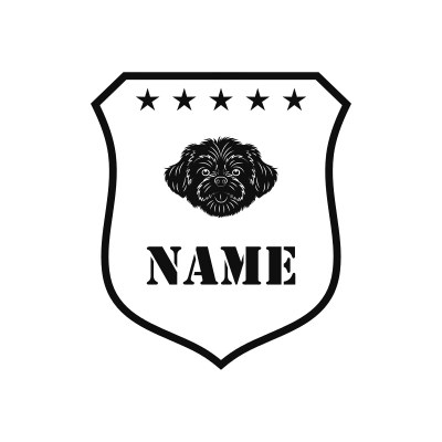 Dogs Classic Name Logo – Design 13