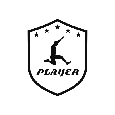 Long Jump Classic Name Logo – Design 5