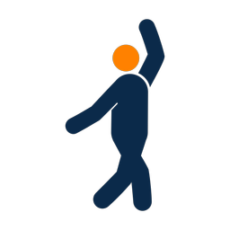 Ballet 2 colored clipart, Round style