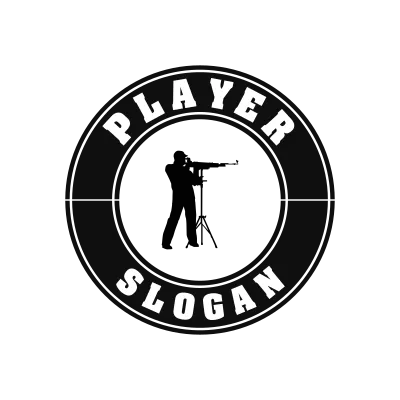 Rifle Shooting Classic Name Logo – Design 3