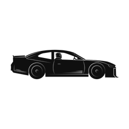 Nascar silhouette, Promax style