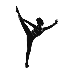 Yoga silhouette, Promax style