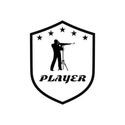 Rifle Shooting Classic Name Logo – Design 5