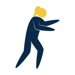 Wrestling 2 colored clipart, Strike style