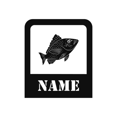 Red Snapper Classic Name Logo – Design 8