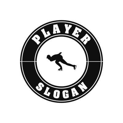 Speed Skating Classic Name Logo – Design 3