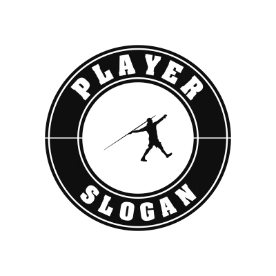Javelin Throw Classic Name Logo – Design 3