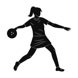 Bowling silhouette, Promax style