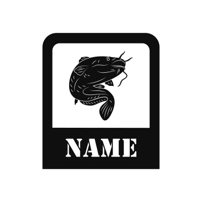 Fish Classic Name Logo – Design 8