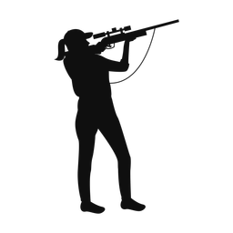 Hunting silhouette, Classic style