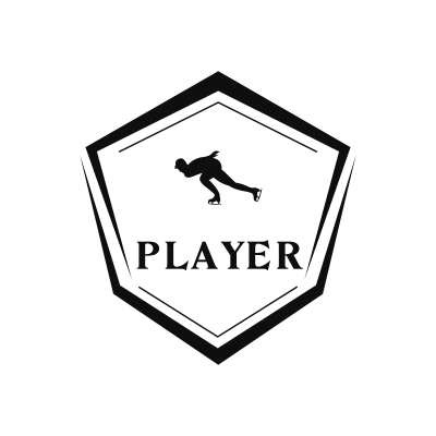 Speed Skating Classic Name Logo – Design 4
