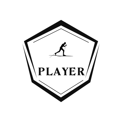 Cross Country Skiing Classic Name Logo – Design 4