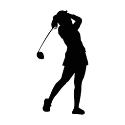 Golf silhouette, Classic style