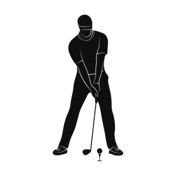 Golf silhouette, Promax style
