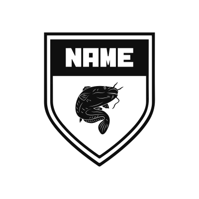 Fish Classic Name Logo – Design 9