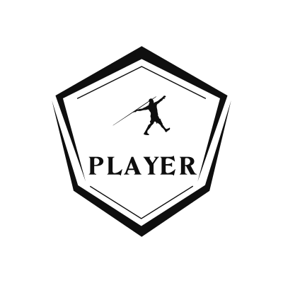 Javelin Throw Classic Name Logo – Design 4