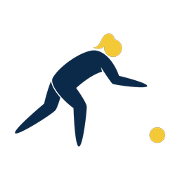 Bocce 2 colored clipart, Strike style