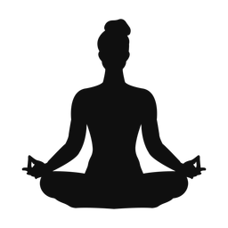 Yoga silhouette, Classic style