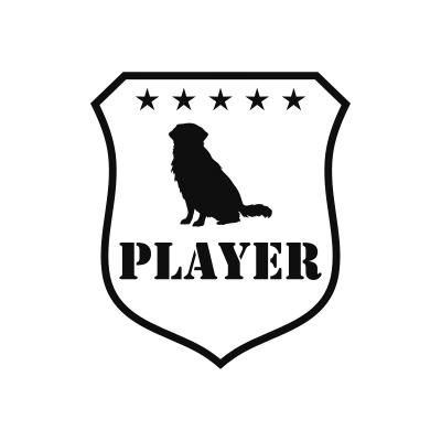 Golden Retriever Classic Name Logo – Design 6