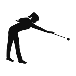 Billiards silhouette, Classic style
