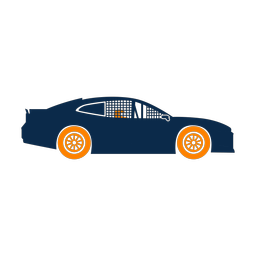 Nascar 2 colored clipart, Round style