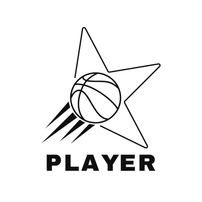 Basketball Star Ball Logo – Design 1