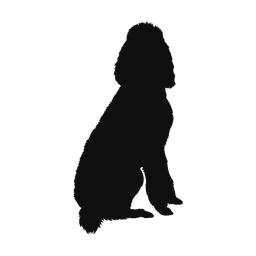 Poodle silhouette, Classic style