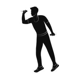 Darts silhouette, Promax style