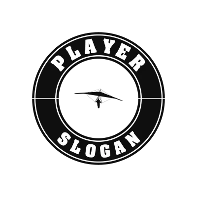 Hang Gliding Classic Name Logo – Design 3