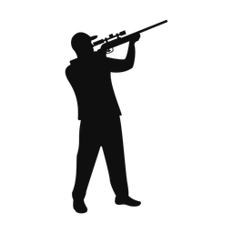 Hunting silhouette, Classic style