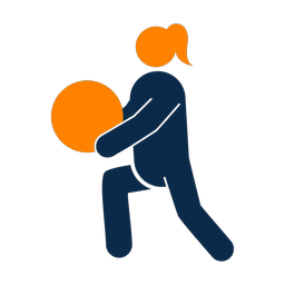 Crossfit 2 colored clipart, Round style
