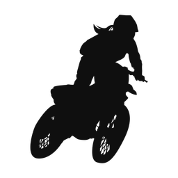 Motocross silhouette, Classic style