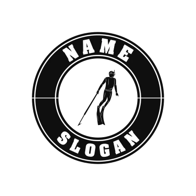 Spearfishing Classic Name Logo – Design 10