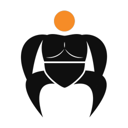 Sumo wrestling 2 colored clipart, Motion style